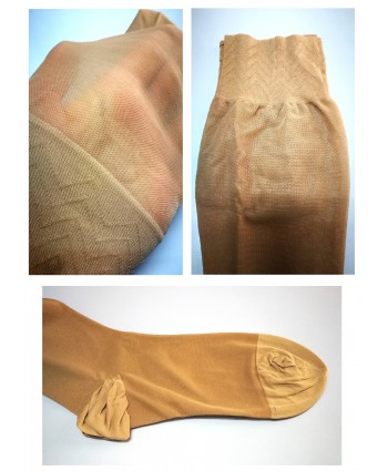 3/4 медицински чорапи Silka (12-15 mmHg) черен